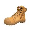 Cougar Footwear Bundaberg Composite Toe, Lace up Boot with Zip - Wheat (15 MENS AU/UK)