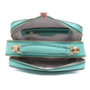Twila Aqua Vegan Leather Handbag