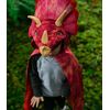 Great Pretenders Red Triceratops Hooded Cape 4-5years