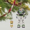 Disney Pixar Lightyear Buzz Lightyear and Sox Hallmark Keepsake Ornaments Set of 2