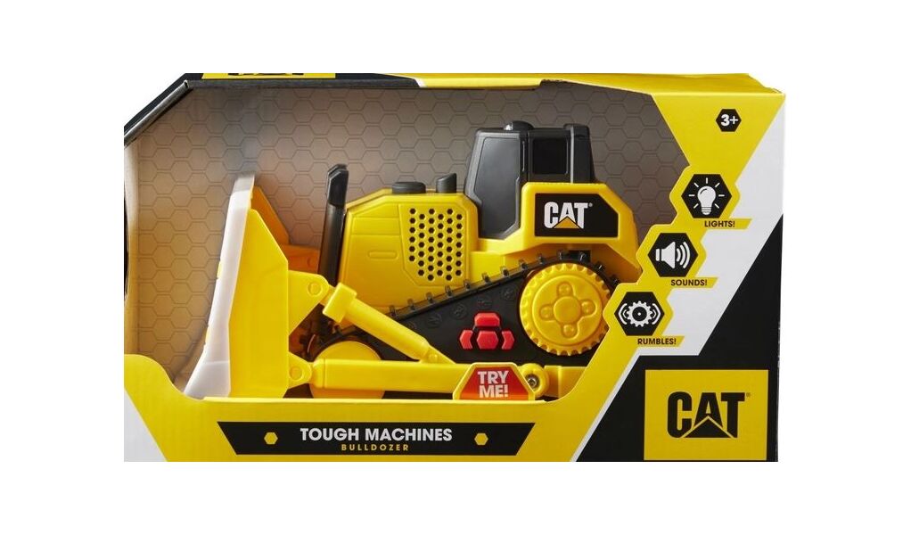 Cat 10 Inch Tough Machines Lights & Sounds Dozer