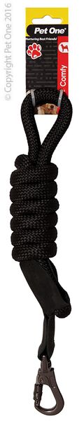 Pet One Comfy Leash Rope 120Cm 13Mm (Black)