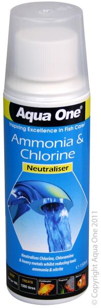 Aqua One Ammonia & Chlorine Neutraliser 150ml