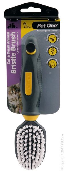 Pet One Cat & Small Animal Soft Bristle Brush