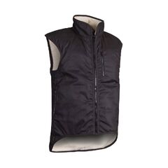 STYX MILL™ Oilskin Brown Shearling Lined Vest Brown (5XL)