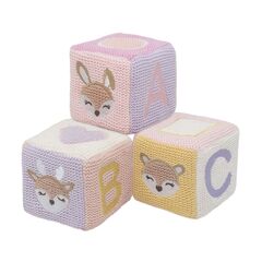SOFT STACKING BLOCKS - AVA THE FAWN