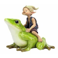 Statue | Elvin Riding on Frog 25.5cm