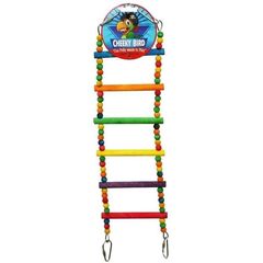 CHEEKY BIRD 6 Step Ladder w/ Beads B0876