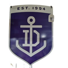 Wall Art | AFL Dockers Shield Logo Purple & White
