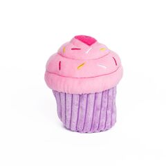 Zippy Paws Plush Cupcake Pink