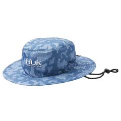 Huk Running Lakes Boonie Titanium Blue Osfm