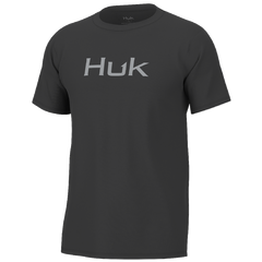 Huk Logo Short Sleeve Tee Volcanic Ash Mens