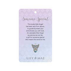 Lily & Mae - Angel Pin - Someone Special