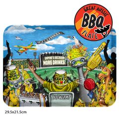 BBQ Melamine Serving Tray - Boxing Day Test - Lisa Pollock