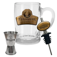 Bundaberg Rum Stein , Pourer & Jigger Pack (Logo)