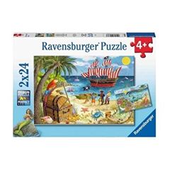 2x24 Pieces - Pirates & Mermaids - Ravensburger Jigsaw Puzzle