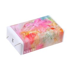 Huxter Wrapped Soap "Falling Into You" Happiest Of Birthday Wishes - Frangipani