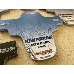 Dirtsurfer Mudguard - Kiwarrak Mtb Park Blue Fade