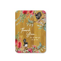 Lisa Pollock Bamboo Affirmation Plaque - Willy Wagtails