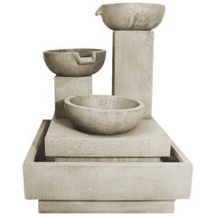 SC Water Feature | "Trio" Cascading Fountain Sandstone