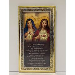 PLAQUE WOOD WITH PRAYER HOUSE BLESSING