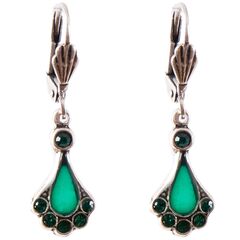 Eventail Emerald Au Bout des Reves Earrings