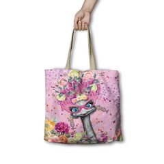 Lisa Pollock Reusable Shopping Bag - Edna Emu