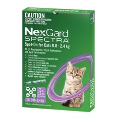 Nexgard Spectra Spot On For Cats 0.8-2.4kg 3pack
