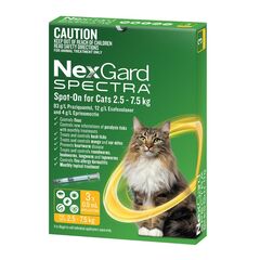 Nexgard Spectra Spot On For Cats 2.5-7.5kg 3pack