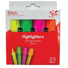 Highighters Orange/Pink/Yellow/Green