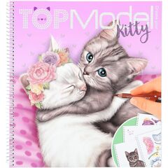 Top Model Colouring Kitty