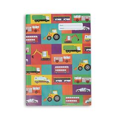 SPENCIL A4 BOOK COVERS-TRANSPORT TOWN 2