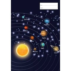 PLANETS A4 BOOK COVER