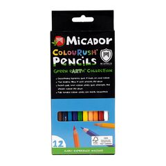 Pencils Micador Colourush Permanent 12S