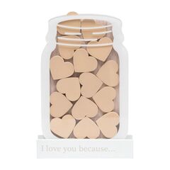 Valentines Day Love You Because Jar