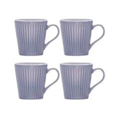 Marguerite Powder Blue 4pk Mug Set