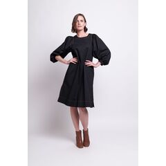 Foil Dress Top Of The Pops - Black (Size 8)