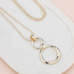 Everday Gold 2 Ring Necklace