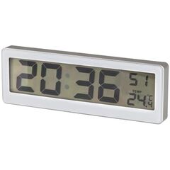 CLOCK LCD WITH THERMOMETER