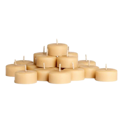 Queen B - 100% Beeswax Tealight Candles (refill) 4hrs burn ea