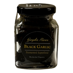Gwydir River - Black Garlic Peeled in glass 100gm