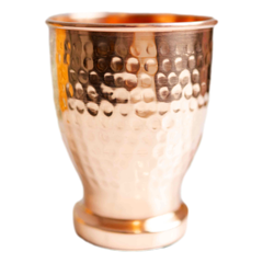 Copper Direct - Pure Copper Tapered Cup Hammered 400ml