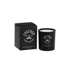 Bramble Bay Co Leather Candle