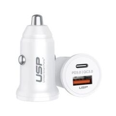 CAR CHARGER USB-A + TYPE C USP