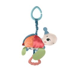 FP PF Sea Me Bounce Turtle with Teether, Bouncing Motion & Sounds for Newborns