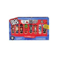 Tech Deck 25th Anniversary 8-Pack Fingerboards