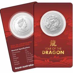 Coin Pack 50c Year Of The Dragon Uncirc. Tetra Dragon