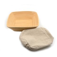 Brunswick Bakers 25cm Square Banneton With Liner