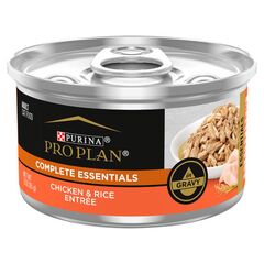 PROPLAN CAT COMPLETE ESSENTIALS ENTREE CHICKEN & RICE CAN SLAB 85Gx24