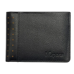 Ms11 Genuine Cowhide Leather Slim Line Wallet